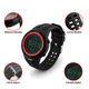 thumbnail image 3 of Reloj  Bloosom Hombre Deportivo Digital Resistente Al Agua Negro con Rojo, 3 of 4