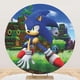 thumbnail image 3 of Fondo de fotografía redondo de Sonic The Hedgehog para fotografía, suministros para fiestas de cumpleaños, baby shower, pancarta personalizada, 3 of 5