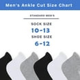EALLCO 10 Pack Men's Ankle Socks Breathable Low Cut Light Weight Socks for Men