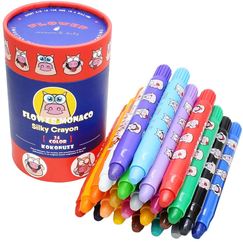 Lebze Washable Markers for Kids Ages 2-4 Years, 12 Colors Jumbo Toddler  Markers for Coloring Books, Safe Non Toxic Art School Supplies for Boys &  Girls Flower Monaco - Yahoo Shopping