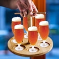thumbnail image 2 of Wooden Sampler Boards, Serving Holder for , , Perfect , Pub, Restaurant, Party , 6 Hole, 2 of 7