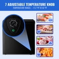 thumbnail image 5 of WANAI 6.5 Cubic Feet Chest Freezer Black deep Freezer with Adjustable Temp Knob Ideal for Any Room, 5 of 9