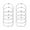 5 Inch, variant on Loose Leaf Binder Rings:10PCS D-Shaped Metal Rings for Crafts,Easy Locking and Opening,Binder Ring for Index Cards,Sample Arrangement,Book Rings, Key Rings (3 inch)