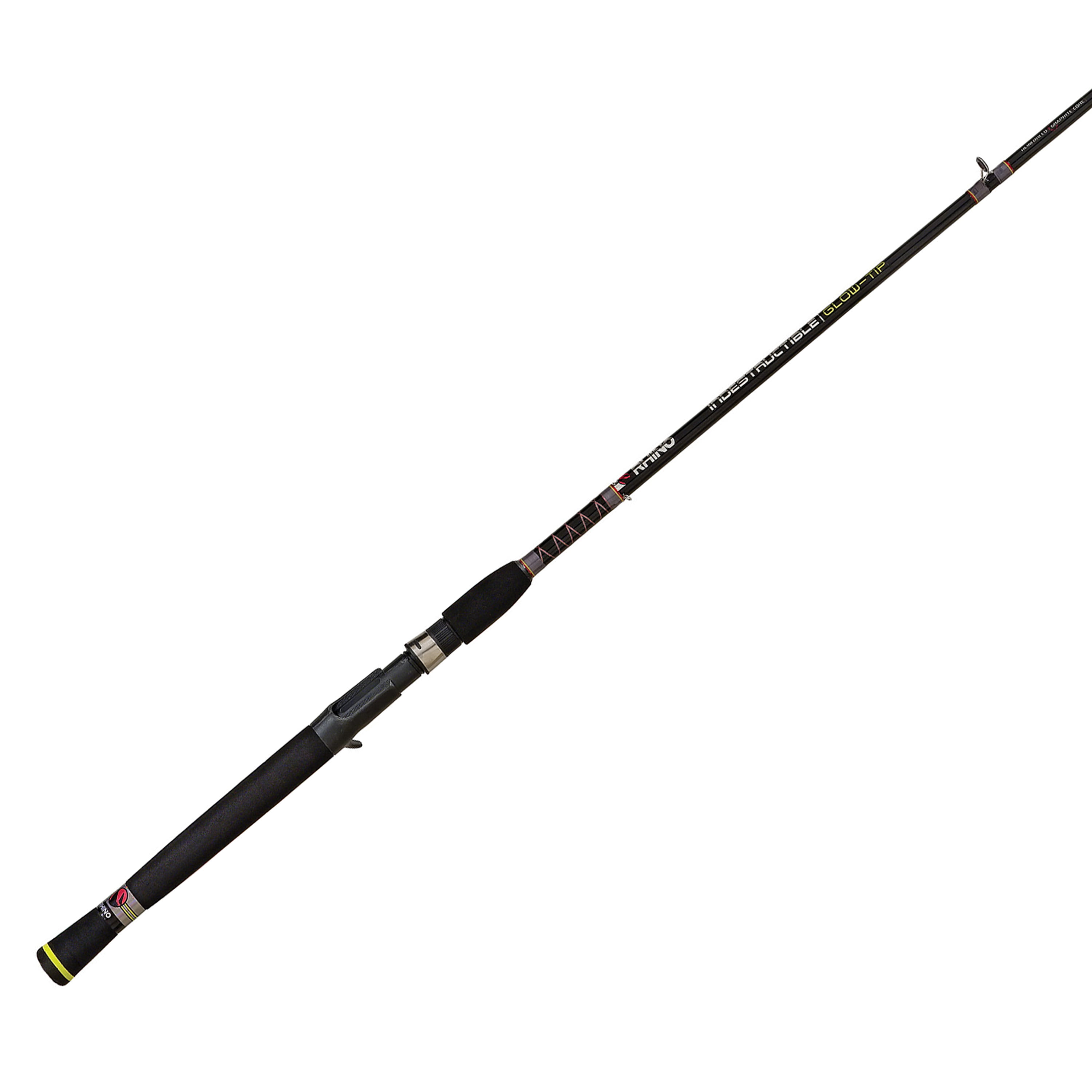  Zebco Rhino Tough Casting Fishing Rod, 5-Foot 6-Inch 1-Piece  Heavy-Duty Cross-Weave Fishing Pole, Comfortable EVA Rod Handle, Heavy-Duty  Guides, Stainless Steel D-Frame Tip Guide, Medium Power, Black : Everything  Else