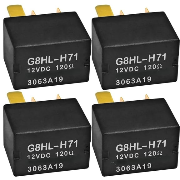 4 Pcs Relay G8HL-H71-12VDC Automotive Relay 39794-SDA-A03 39794-SDA-A05 - Compatible with 2006-2014 Civic, 2003-2014 Honda Accord, 2007-2014 Acura MDX, CR-V, and More