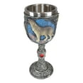 thumbnail image 2 of Ebros Howling Gray Wolf In Starry Night Wine Goblet With Celtic Knotwork 7oz, 2 of 7