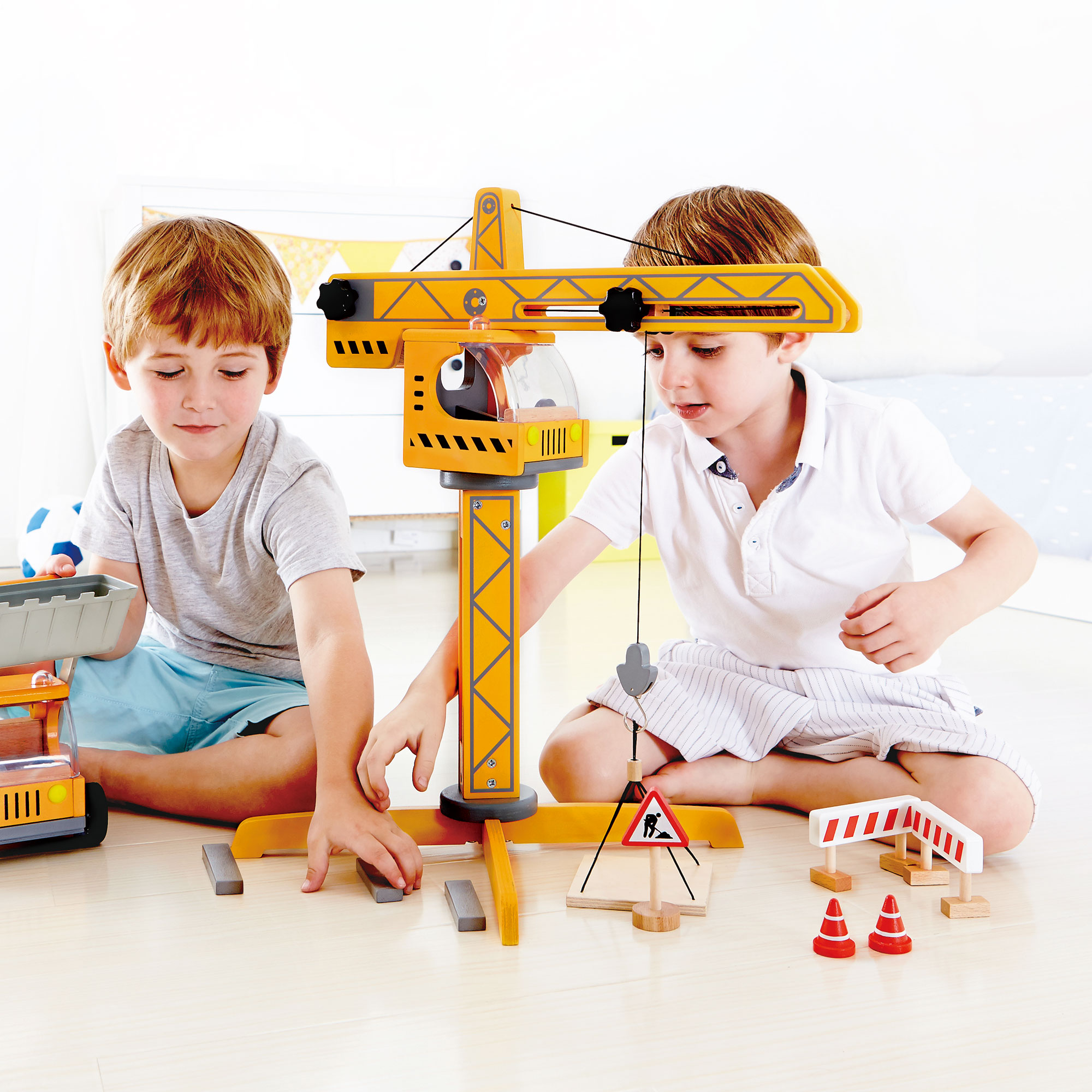 hape wooden crane