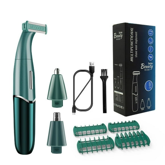 CHOK Hair Removal Facial Rechargeable Painless Lady Shaver Hair Removal Intimate Areas Places Part Haircut Rasor Clipper Trimmer for Women And Man Eyebrow Razor Hair Remover 4 in 1