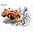 thumbnail image 1 of 3D car wall decal art children sports car for bedroom playroom, 1 of 5