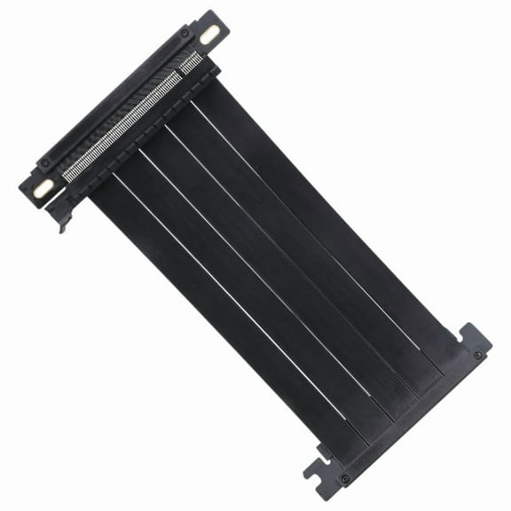 Pcie 4.0 Riser Cable Double Reverse PCI Express 4.0 Reverse Riser ITX Chassis Graphics Card Extension Cable 185MM EMI