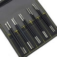 thumbnail image 4 of Professional Stone Carving Kit, High Carbon Steel Tools, Canvas Pocket Tool Roll, Versatile Purpose Tool Pouches, Easy Grip Handle, Contains Necessary Tools For Craft, 10 Pcs, 4 of 5