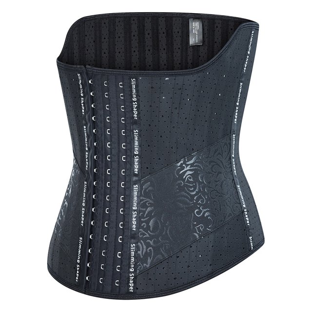 Bsvklp 25 Fajas Moldeadoras Hueso Acero Ajustables en Forma Cuerpo (negro S)