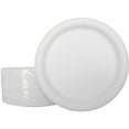thumbnail image 1 of AJM Coated Paper Dinnerware Plates - Disposable - White - 125 / Pack, 1 of 1