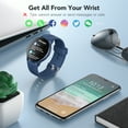 AGPTEK LW11 Smart Watch, Full Touch Fitness Tracker, Heart Rate Monitor