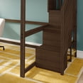 thumbnail image 5 of Classic Full High Loft + Desk + Staircase, Walnut, 5 of 14
