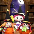 thumbnail image 4 of Muñecas de calabaza y lindos suministros con forma de bruja decoración de Halloween 1 pieza (bruja de cinco estrellas) ER, 4 of 5