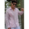 thumbnail image 2 of Bohio Guayabera Shirt For Men - Linen Chacavana 4-Pocket Beach Wedding Mexican (8) Colors -Mls501, 2 of 8