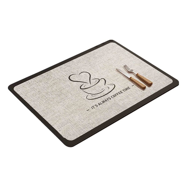Ganfancp Almohadilla Absorbente para Lavabo Almohadilla para Grifo de Baño Almohadilla para Lavabo Almohadilla Engrosada de Fondo Rebajas Flash Deals Alfombrilla de Café*1