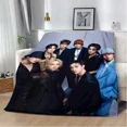 thumbnail image 4 of New KPOP Boys  Stray Kids Printed Blanket Picnic Blankets Warm Blanket Soft and Comfortable Blanket Home Travel Birthday Gift, 4 of 10