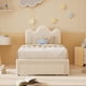 thumbnail image 3 of Mdf + sponge + LED soft pack marco de cama: elegant design, comfortable cushioning, durable construction, soft iluminación LED & estilizado para appearance, 3 of 8