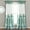 Blue_Green, variant on Lush Decor Clara Room Darkening 84" x 52" + 2" Header Damask Turquoise 3" Rod Pocket 2-Pc Set Window Panel