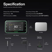 VIVOSUN GrowHub Controller E42A+ for Grow Tent, Smart Environmental WiFi-Controller with Temperature, Humidity, VPD, Timer, Cycle, Schedule Controls, Cooling Ventilation Lighting Programming