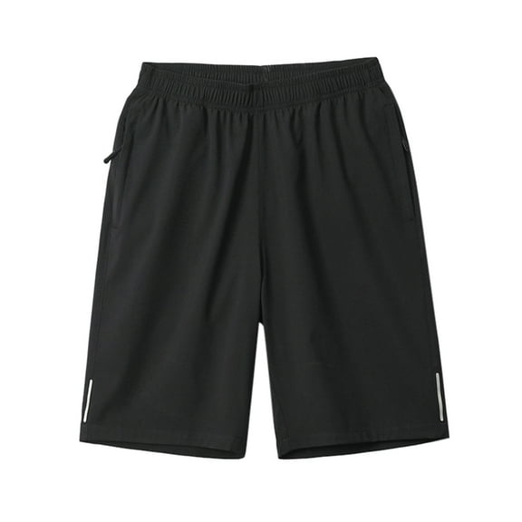 Men's Casual Shorts Shorts Y Fit Mens on Trunk Sports Wear Men Workout Elastic for Men Workout Baggy Slam Men's Stretch Summer Solid Color Black XL