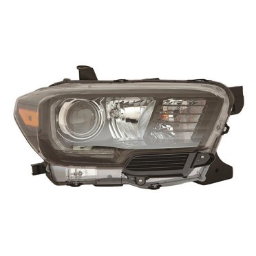 Passenger Side Headlight Assembly For 2016-2019 Toyota Tacoma – Clear, Halogen, RH, DOT/SAE Certified