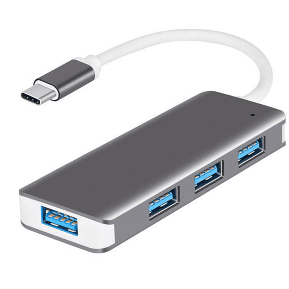 Usb 30 Hub 4 Port Ultra Slim Extra Light Made Of Aluminum Usb Hub For