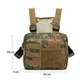thumbnail image 2 of Chest Rig Packs Multifuncional Punck Chest Bag Multi-bolsillos para correr viajes, 2 of 8