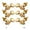 Gold, variant on Pack of 6 Guitar String Tuning Pegs Locking Tuners Machine Heads Knobs 3L3R for Acoustic Electric Guitars Replacement Accessories with Mounting Screws and Ferrules Silver