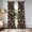 Halloween Ghosts Castles and Pumpkins, variant on Halloween Ghost Witch Hat Star Pattern Pinch Pleated Blackout Curtains, Pleated Blackout Panels with Hooks & Rings, Thermal Insulated Gifts for Family Friends Neighbors,40"x108"