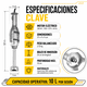 thumbnail image 2 of Batidora Inmersion Turbo Licuador Industrial 280w 20000rpm Gutstark Home, 2 of 10