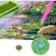 thumbnail image 3 of Kits de pintura de diamante 5D para manualidades, pintura pegada con diamantes, pintura de punto de cruz, bordado de diamantes de imitación, artesanía para decoración de la pared del hogar (20x30 cm), 3 of 5