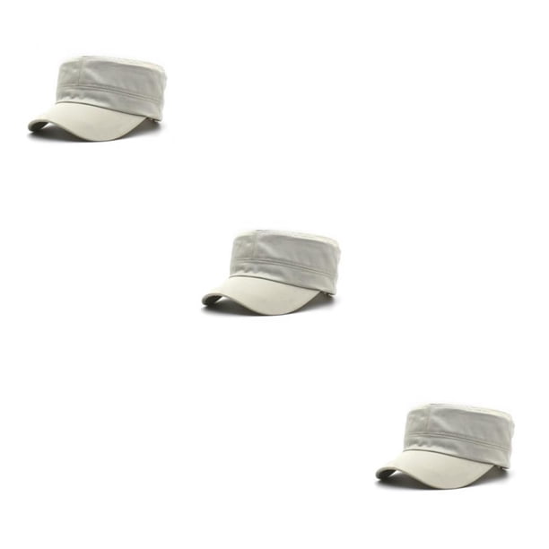 Sonducket Gorras de béisbol Escalada Colores surtidos Refrigeración Cómoda Gran textura Ajustable Unisex Material premium Sombrero plano Crema Crema 3Conjunto