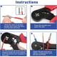 thumbnail image 4 of Crimpadora de Terminales con 1200 Piezas para Cable AWG 22-8, 4 of 7
