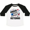 thumbnail image 3 of Inktastic Proud Granddaughter of a Veteran Veterans Day Girls Toddler T-Shirt, 3 of 5