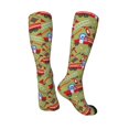 thumbnail image 4 of Balery Cartoon Fire Truck Fun Novelty Socks Men'S Women'S Crew Socks Funny Crazy Novelty Socks Quirky And Cool Socks, 4 of 9