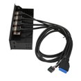 thumbnail image 3 of Cegón del Panel Frontal USB 3.0 DE 5.25 Pulgadas, Protección de Seguridad 5 Gbps Compatibilidad de Alta Velocidad BUBLA DEL PANEJO USB USB PAR PC, 3 of 7