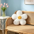 thumbnail image 4 of ShaoXinWan Cute 5 Petal Flower Shaped Plush Throw Pillow, Soft Cloud Fluffy Decorative Floor Cushion, Girly Sofa Seat Pillow for Bedroom, Nursery, Reading Nook Layout, 4 of 6