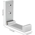 thumbnail image 4 of 3 PCS Foldable Wall Hook, Invisible Folding Aluminum Wall Mount Hook Headphones Holder Coat Hook Creative Clothes Hook, 4 of 5