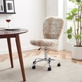 thumbnail image 4 of Linon Wilaford Task Chair with Adjustable Height & Swivel, 275 lb. Capacity, Snow Leopard, 4 of 11