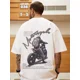 thumbnail image 3 of Camiseta de manga corta con estampado de motocicleta vintage americana para hombre, camiseta de algodón de verano con cuello redondo, ropa de calle de moda, camisetas casuales góticas Y2K, 3 of 5