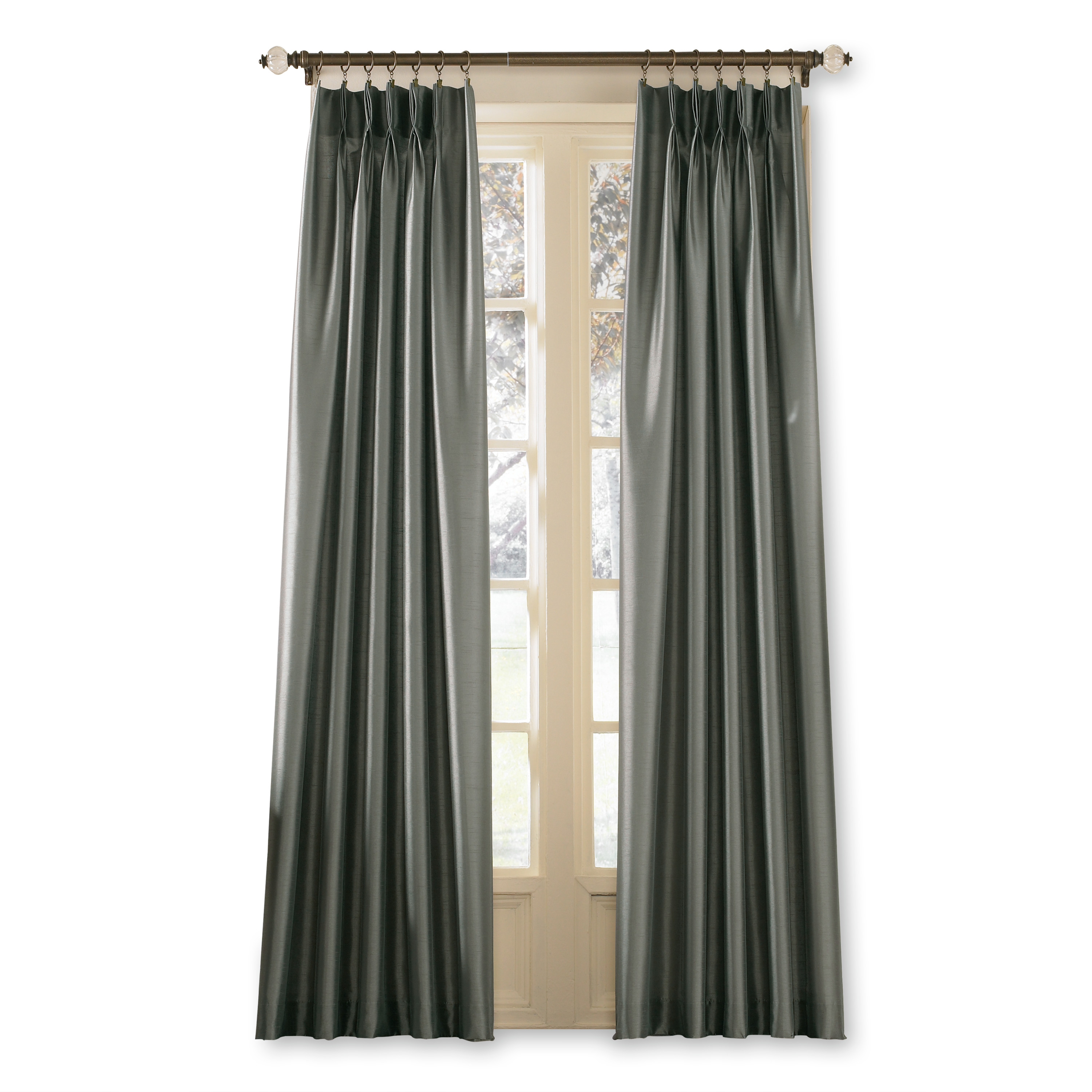 Curtainworks Marquee 84" Single Panel Curtain, Teal, Adult