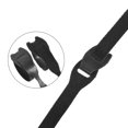 thumbnail image 4 of Uxcell 6 pulgadas lazos de gancho y bucle negros organizadores de cables reutilizables 50 paquetes, 4 of 5