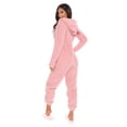 thumbnail image 3 of Fluffy Polar Bear Onesie (M, Red), 3 of 7