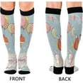 thumbnail image 2 of FREEAMG Celebrate Holiday Canada Day Beavers Elements Compression Socks for Women and Men, 1 Pair, 2 of 7