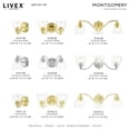 thumbnail image 5 of 15132-05 Livex Lighting Montgomery - 2 Light Bath Vanity In Transitional Style-7 Inches Tall and 13.5 Inches Wide-Polished Chrome Finish, 5 of 12