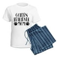 thumbnail image 5 of CafePress - Golden Retriever Mom Women's Light Pajamas - Women's Short Sleeve Print T-Shirt and Pants Light Cotton Pajama Set, 5 of 7