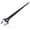 10-Inch, variant on 8-Inch Adjustable Spud Wrench Black Oxide Construction Wrench with SAE and Metric Scale Marked for Up to 30mm Nuts and Bolts, Alignment Holes and Tail Crowbar Features
